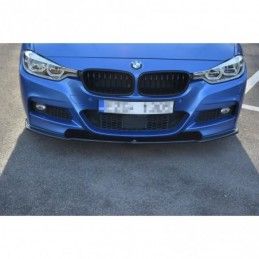 Maxton FRONT SPLITTER BMW 3-SERIES F30 FL SEDAN M-SPORT Gloss Black, Serie 3 F30/ F31