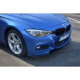 Maxton FRONT SPLITTER BMW 3-SERIES F30 FL SEDAN M-SPORT Gloss Black, Serie 3 F30/ F31