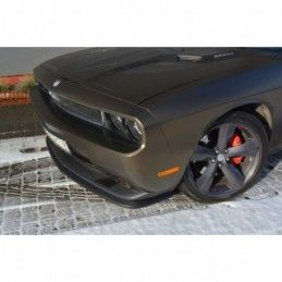 Maxton FRONT SPLITTER DODGE CHALLENGER MK3. PHASE-I SRT8 COUPE Gloss Black, Dodge