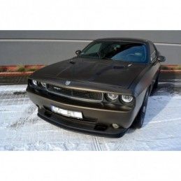 Maxton FRONT SPLITTER DODGE CHALLENGER MK3. PHASE-I SRT8 COUPE Gloss Black, Dodge