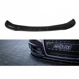 Maxton Front Splitter Audi A6 S-Line C6 FL Gloss Black, A6/RS6 4F C6