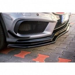 Maxton FRONT SPLITTER MERCEDES-BENZ GLA 45 AMG SUV (X156) PREFACE Gloss Black, GLA X156