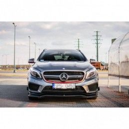 Maxton FRONT SPLITTER MERCEDES-BENZ GLA 45 AMG SUV (X156) PREFACE Gloss Black, GLA X156