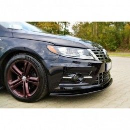 Maxton FRONT SPLITTER VOLKSWAGEN CC R-LINE Gloss Black, CC