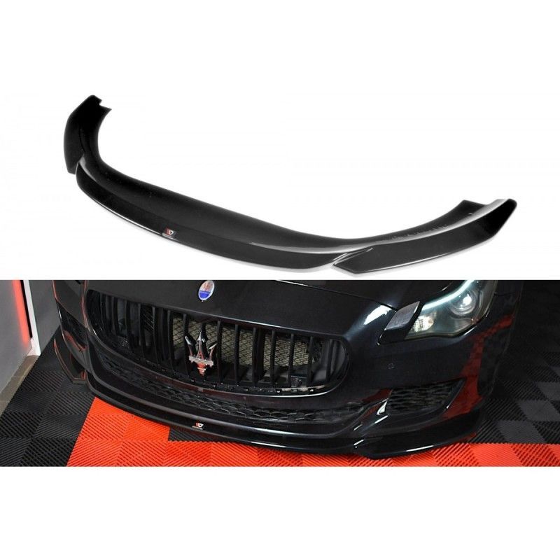 Maxton FRONT SPLITTER MASERATI QUATTROPORTE MK.6 PREFACE Gloss Black, Maserati