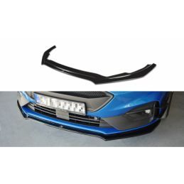 Maxton Front Splitter V.1 Ford Focus ST / ST-Line Mk4 Gloss Black, Focus Mk4 / ST-Line