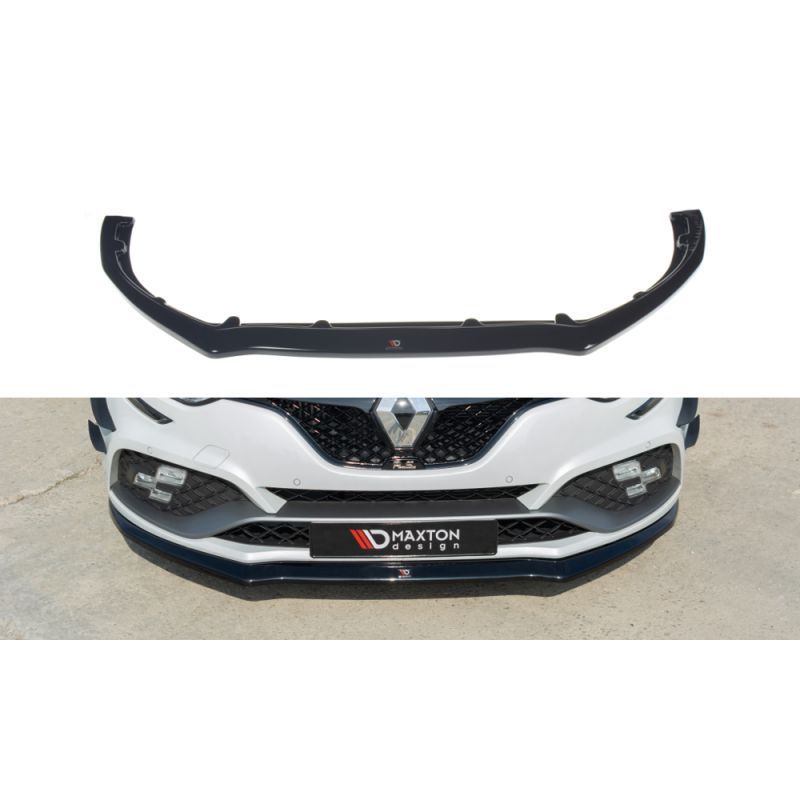 Maxton FRONT SPLITTER V.2 Renault Megane IV RS Gloss Black, Megane IV