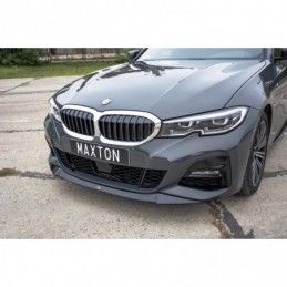 Maxton FRONT SPLITTER V.1 for BMW 3 G20 M-pack Gloss Black, Serie 3 G20