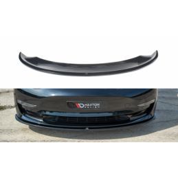 Maxton Front Splitter Tesla Model 3 Gloss Black, Tesla