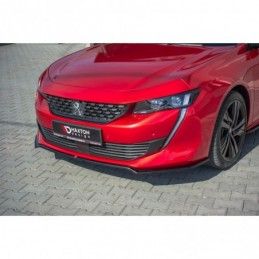 Maxton Front Splitter V.1 Peugeot 508 Mk2 Gloss Black, 508 SW