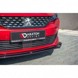 Maxton Front Splitter V.2 Peugeot 508 Mk2 Gloss Black, 508 SW