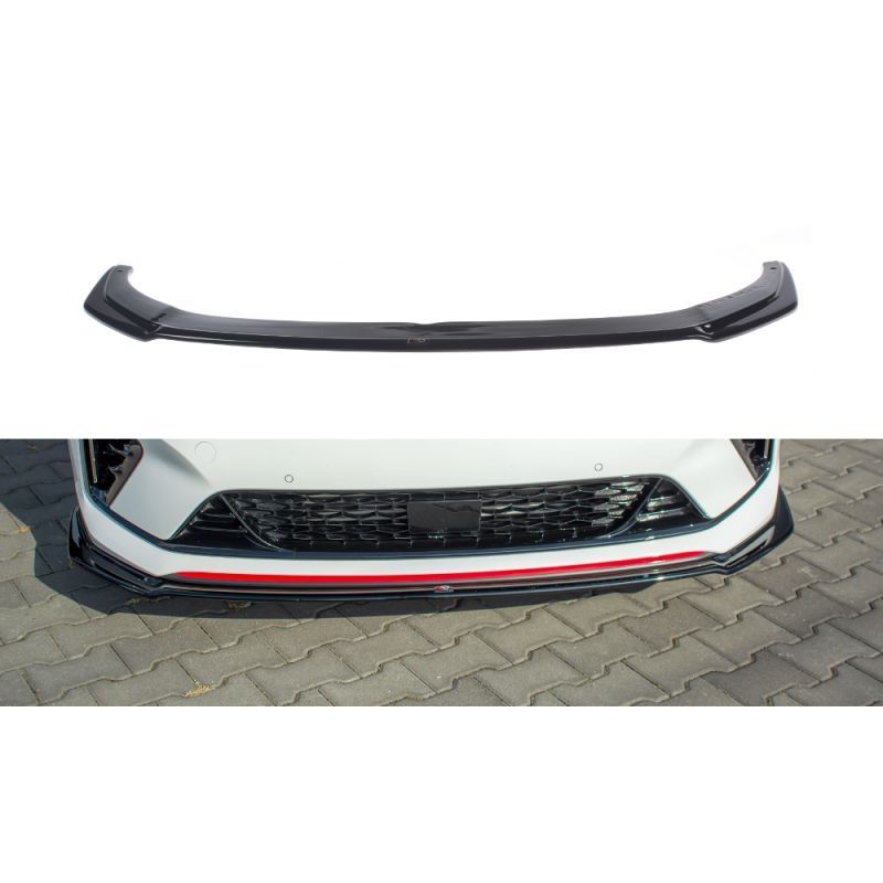 Maxton Front Splitter V.1 Kia ProCeed GT Mk 3 Gloss Black, Kia