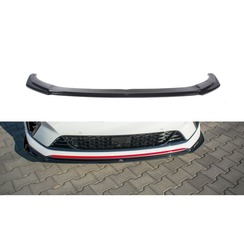 Maxton Front Splitter V.2 Kia ProCeed GT Mk 3 Gloss Black, Kia