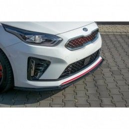 Maxton Front Splitter V.2 Kia ProCeed GT Mk 3 Gloss Black, Kia