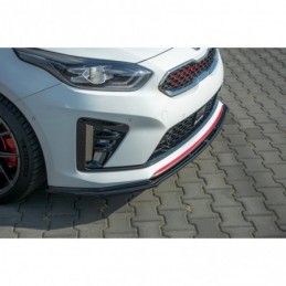 Maxton Front Splitter V.3 Kia ProCeed GT Mk 3 Gloss Black, Kia