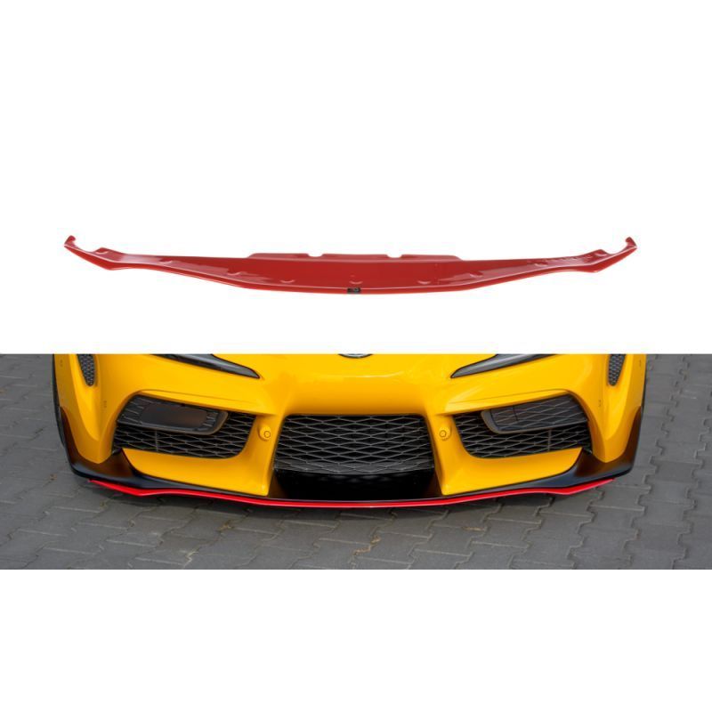 Maxton Front Splitter V.3 Toyota Supra Mk5 Gloss Black, Supra