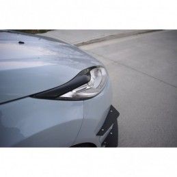 Maxton Eyebrows V.2 Ford Fiesta ST / ST-Line / Standard Mk7 FL Gloss Black, Fiesta Mk7 / 7.5