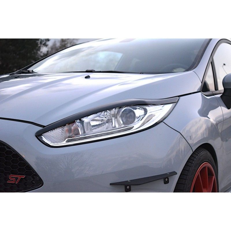 Maxton Eyebrows V.1 Ford Fiesta ST / ST-Line / Standard Mk7 FL Gloss Black, Fiesta Mk7 / 7.5