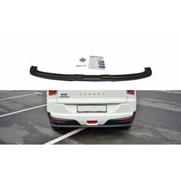 Maxton CENTRAL REAR SPLITTER SSANGYONG TIVOLI GLOSS BLACK, SSANGYONG