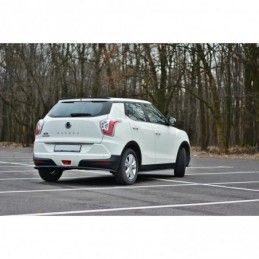 Maxton CENTRAL REAR SPLITTER SSANGYONG TIVOLI GLOSS BLACK, SSANGYONG