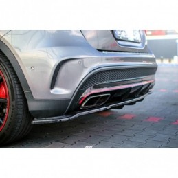 tuning CENTRAL REAR SPLITTER (WITH VERTICAL BARS) MERCEDES-BENZ GLA 45 AMG SUV (X156) PREFACE Gloss