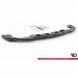 Maxton CENTRAL REAR SPLITTER (WITH VERTICAL BARS) MERCEDES-BENZ GLA 45 AMG SUV (X156) PREFACE Gloss Black, GLA X156