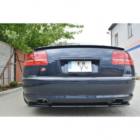 Maxton CENTRAL REAR SPLITTER AUDI S8 D3 (without vertical bars) Gloss Black, A8/S8 D3