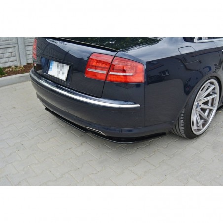 Maxton CENTRAL REAR SPLITTER AUDI S8 D3 (without vertical bars) Gloss Black, A8/S8 D3
