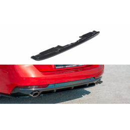 tuning Central Rear Splitter(without vertical bars) Peugeot 508 SW Mk2 Gloss Black