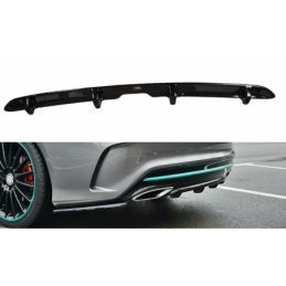 Maxton REAR VALANCE MERCEDES-BENZ CLA C117 AMG-LINE FACELIFT Gloss Black, CLA C117