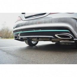 Maxton REAR VALANCE MERCEDES-BENZ CLA C117 AMG-LINE FACELIFT Gloss Black, CLA C117