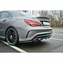 Maxton REAR VALANCE MERCEDES-BENZ CLA C117 AMG-LINE FACELIFT Gloss Black, CLA C117