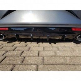 Maxton REAR VALANCE VOLKSWAGEN SCIROCCO MK.3 R FACELIFT Gloss Black, Scirocco