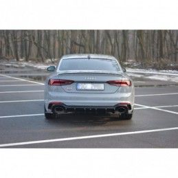 Maxton Rear Valance Audi RS5 F5 Coupe / Sportback Gloss Black, A5 F5