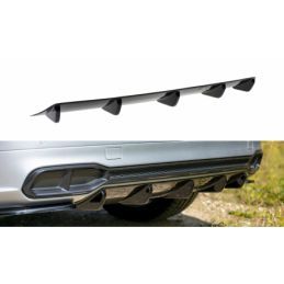 Maxton REAR VALANCE Audi SQ5/Q5 S-line MkII Gloss Black, Q5 / SQ5