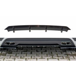 Maxton REAR VALANCE Mercedes A45 AMG W176 Gloss Black, CLASSE A