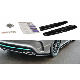 tuning REAR SIDE SPLITTERS MERCEDES-BENZ CLA C117 AMG-LINE FACELIFT Gloss