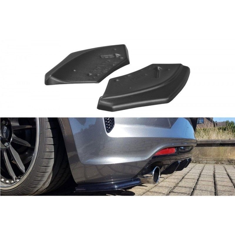 Maxton REAR SIDE SPLITTERS VOLKSWAGEN SCIROCCO MK.3 R FACELIFT Gloss Black, Scirocco