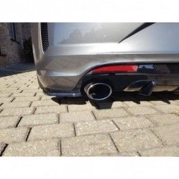 Maxton REAR SIDE SPLITTERS VOLKSWAGEN SCIROCCO MK.3 R FACELIFT Gloss Black, Scirocco