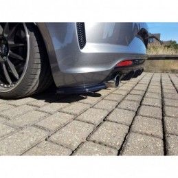 Maxton REAR SIDE SPLITTERS VOLKSWAGEN SCIROCCO MK.3 R FACELIFT Gloss Black, Scirocco