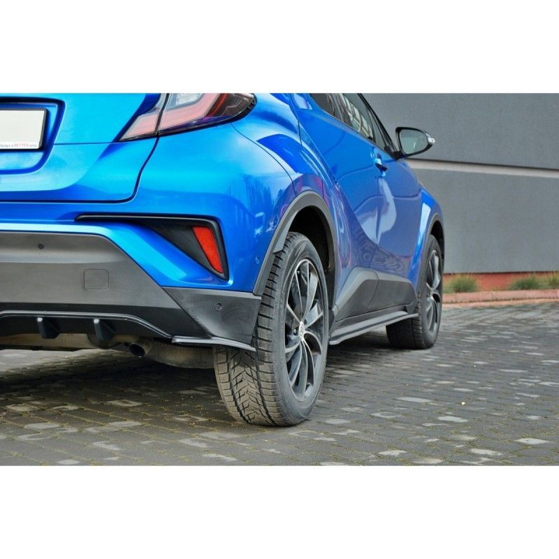 Maxton REAR SIDE SPLITTERS TOYOTA C-HR Gloss Black, C-HR