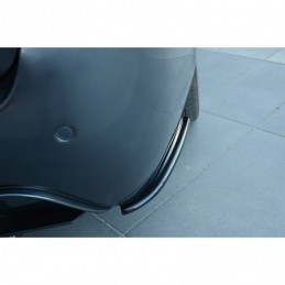 Maxton REAR SIDE SPLITTERS for BMW 5 E60/E61 M-PACK Gloss Black, Serie 5 E60/ E61