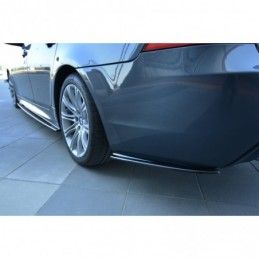 Maxton REAR SIDE SPLITTERS for BMW 5 E60/E61 M-PACK Gloss Black, Serie 5 E60/ E61