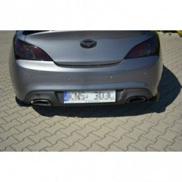 Maxton REAR SIDE SPLITTERS HYUNDAI GENESIS COUPÉ MK.1 Gloss Black, Hyundai