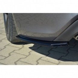 Maxton REAR SIDE SPLITTERS HYUNDAI GENESIS COUPÉ MK.1 Gloss Black, Hyundai