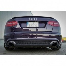 Maxton Rear Side Splitters Audi A6 S-Line C6 / C6 FL Sedan / Avant Gloss Black, A6/RS6 4F C6