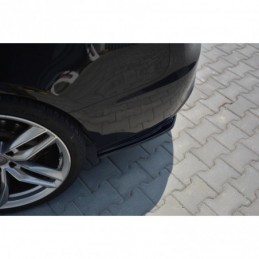 Maxton Rear Side Splitters Audi A5 S-Line 8T FL Sportback Gloss Black, A5/S5/RS5 8T