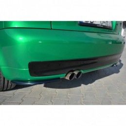 Maxton REAR SIDE SPLITTERS AUDI S3 8L Gloss Black, A3/S3 8L
