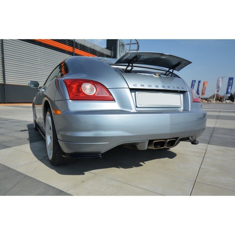 Maxton REAR SIDE SPLITTERS CHRYSLER CROSSFIRE Gloss Black, Chrysler