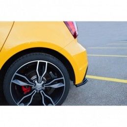 Maxton Rear Side Splitters Audi S1 8X Gloss Black, A1 / S1 8X